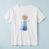Custom Ice Queen in Blue Gown Face Cutout – T-shirt Custom Ice Queen in Blue Gown Face Cutout shown on a T-shirt mockup