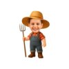 Custom Farmer Holding Red Plaid Shirt Face Cutout – Original Custom Farmer Holding Red Plaid Shirt Face Cutout design preview