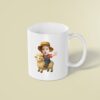 Custom Farmer Riding a Sheep Red Plaid Shirt Face Cutout – Mug Custom Farmer Riding a Sheep Red Plaid Shirt Face Cutout shown on a mug mockup