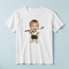 Custom Golfer with Club Over Shoulder Face Cutout – T-shirt Custom Golfer with Club Over Shoulder Face Cutout shown on a T-shirt mockup