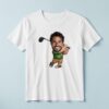 Custom Golfer Finishing Green Argyle Polo Face Cutout – T-shirt Custom Golfer Finishing Green Argyle Polo Face Cutout shown on a T-shirt mockup