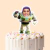 Custom Space Ranger Running Forward Face Cutout – Cake Topper Custom Space Ranger Running Forward Face Cutout shown on a cake topper mockup