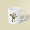 Custom Space Ranger Running Forward Face Cutout – Mug Custom Space Ranger Running Forward Face Cutout shown on a mug mockup