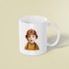 Custom Number 2 Firefighter Portrait Face Cutout – Mug Custom Number 2 Firefighter Portrait Face Cutout shown on a mug mockup