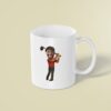 Custom Golfer Backward Black Cap Face Cutout – Mug Custom Golfer Backward Black Cap Face Cutout shown on a mug mockup