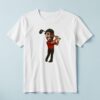 Custom Golfer Backward Black Cap Face Cutout – T-shirt Custom Golfer Backward Black Cap Face Cutout shown on a T-shirt mockup