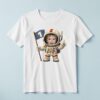 Custom First-Birthday Astronaut Control Panel Face Cutout – T-shirt Custom First-Birthday Astronaut Control Panel Face Cutout shown on a T-shirt mockup