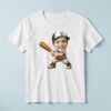 Custom Number 5 Baseball Batter Face Cutout – T-shirt Custom Number 5 Baseball Batter Face Cutout shown on a T-shirt mockup