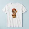 Custom Number 2 Child Seated on a Baseball Face Cutout – T-shirt Custom Number 2 Child Seated on a Baseball Face Cutout shown on a T-shirt mockup