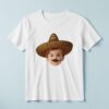 Custom Sombrero Portrait with Mustache Face Cutout – T-shirt Custom Sombrero Portrait with Mustache Face Cutout shown on a T-shirt mockup
