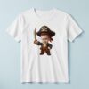 Custom Pirate Captain with Sword Face Cutout – T-shirt Custom Pirate Captain with Sword Face Cutout shown on a T-shirt mockup