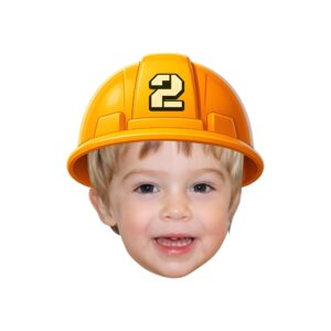 Custom Number 2 Hard-Hat Portrait Face Cutout – Original Custom Number 2 Hard-Hat Portrait Face Cutout design preview