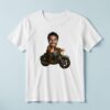 Custom Classic Motorcycle Rider Face Cutout – T-shirt Custom Classic Motorcycle Rider Face Cutout shown on a T-shirt mockup