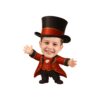 Custom Circus Ringmaster Tall Black Top Hat Face Cutout – Original Custom Circus Ringmaster Tall Black Top Hat Face Cutout design preview