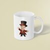 Custom Circus Ringmaster Tall Black Top Hat Face Cutout – Mug Custom Circus Ringmaster Tall Black Top Hat Face Cutout shown on a mug mockup