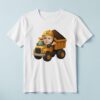 Custom Number 1 Dump-Truck Driver Face Cutout – T-shirt Custom Number 1 Dump-Truck Driver Face Cutout shown on a T-shirt mockup