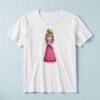 Custom Pink-Gowned Game Princess Face Cutout – T-shirt Custom Pink-Gowned Game Princess Face Cutout shown on a T-shirt mockup