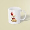 Custom Bear-Costume Character with Balloon Face Cutout – Mug Custom Bear-Costume Character with Balloon Face Cutout shown on a mug mockup