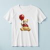 Custom Bear-Costume Character with Balloon Face Cutout – T-shirt Custom Bear-Costume Character with Balloon Face Cutout shown on a T-shirt mockup