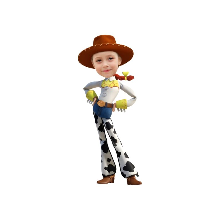 Custom Cowgirl Character Face Cutout – Original Custom Cowgirl Character Face Cutout design preview