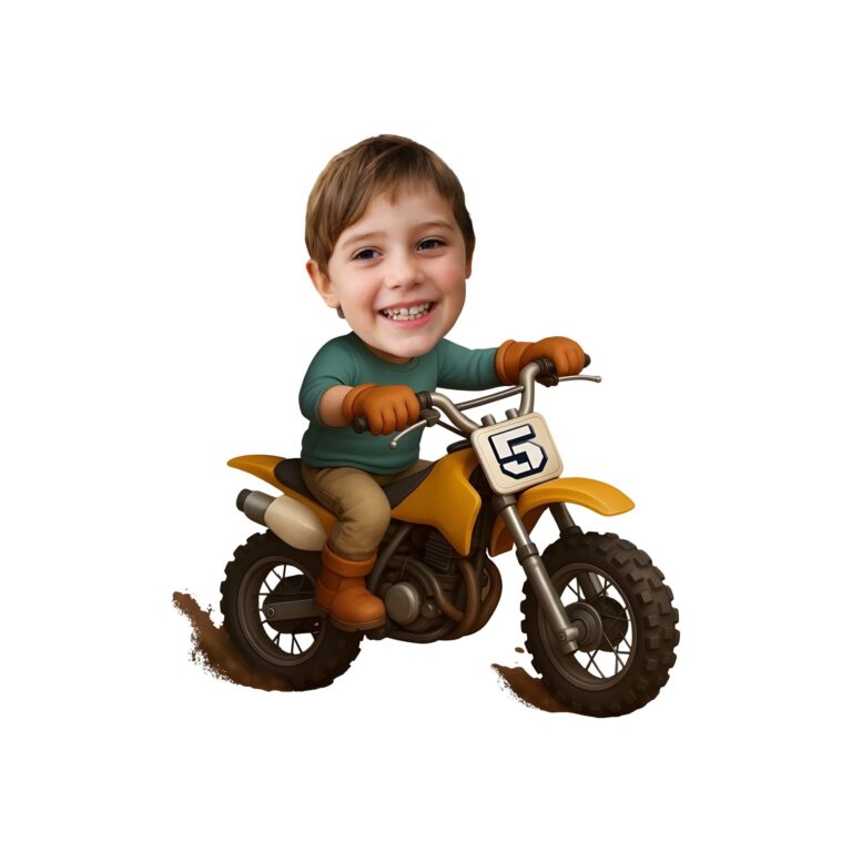 Custom Dirt-Bike Rider Green Long-Sleeve Shirt Face Cutout – Original Custom Dirt-Bike Rider Green Long-Sleeve Shirt Face Cutout design preview