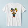 Custom Balloon Clown Face Cutout – T-shirt Custom Balloon Clown Face Cutout shown on a T-shirt mockup