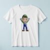 Custom Green-Capped Game-World Plumber Face Cutout – T-shirt Custom Green-Capped Game-World Plumber Face Cutout shown on a T-shirt mockup