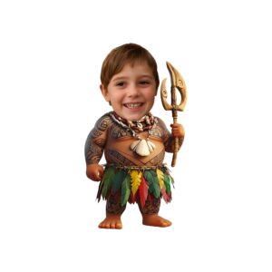 Custom Island Demigod Warrior Face Cutout – Original Custom Island Demigod Warrior Face Cutout design preview