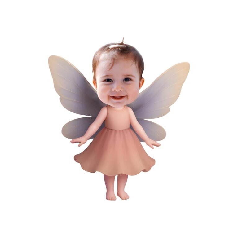 Custom Soft Pink Fairy Face Cutout – Original Custom Soft Pink Fairy Face Cutout design preview