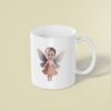 Custom Soft Pink Fairy Face Cutout – Mug Custom Soft Pink Fairy Face Cutout shown on a mug mockup