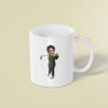 Custom Golfer in Green Jacket Face Cutout – Mug Custom Golfer in Green Jacket Face Cutout shown on a mug mockup