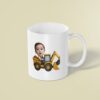 Custom Backhoe-Loader Driver Face Cutout – Mug Custom Backhoe-Loader Driver Face Cutout shown on a mug mockup