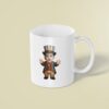 Custom Patriotic Circus Showman Face Cutout – Mug Custom Patriotic Circus Showman Face Cutout shown on a mug mockup