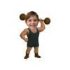 Custom Circus Strongman Face Cutout – Original Custom Circus Strongman Face Cutout design preview