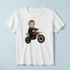 Custom Dirt-Bike Rider Black Riding Suit Face Cutout – T-shirt Custom Dirt-Bike Rider Black Riding Suit Face Cutout shown on a T-shirt mockup