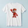Custom Red Fuzzy Monster Costume Face Cutout – T-shirt Custom Red Fuzzy Monster Costume Face Cutout shown on a T-shirt mockup