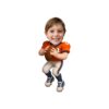 Custom Orange Number 1 Football Runner Face Cutout – Original Custom Orange Number 1 Football Runner Face Cutout design preview