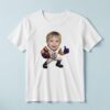 Custom White-And-Purple Number 5 Football Face Cutout – T-shirt Custom White-And-Purple Number 5 Football Face Cutout shown on a T-shirt mockup