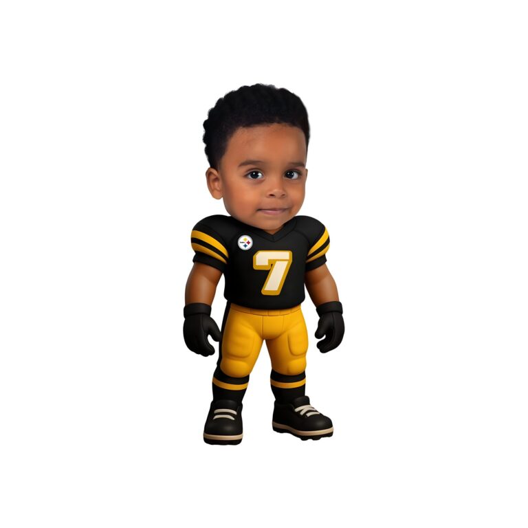 Custom Black-And-Yellow Number 7 Football Face Cutout – Original Custom Black-And-Yellow Number 7 Football Face Cutout design preview