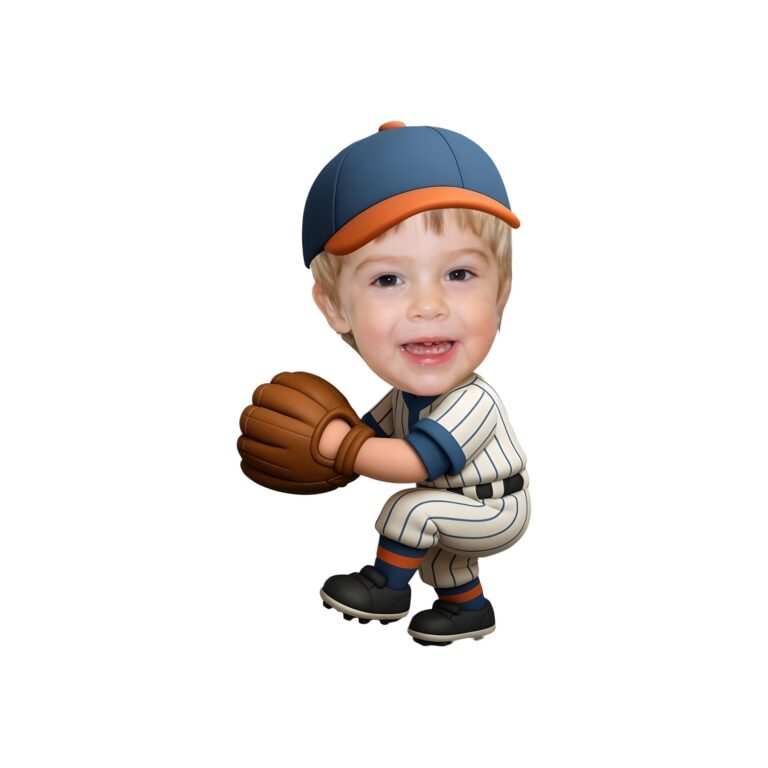 Custom Baseball Catcher or Fielder Face Cutout – Original Custom Baseball Catcher or Fielder Face Cutout design preview