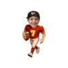Custom Red Number 7 Football Runner Face Cutout – Original Custom Red Number 7 Football Runner Face Cutout design preview