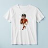 Custom Red Number 7 Football Runner Face Cutout – T-shirt Custom Red Number 7 Football Runner Face Cutout shown on a T-shirt mockup
