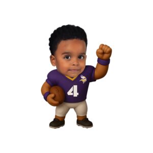 Custom Purple Number 4 Football Player Face Cutout – Original Custom Purple Number 4 Football Player Face Cutout design preview