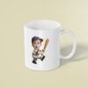Custom Baseball Batter One-Knee Batting Pose Face Cutout – Mug Custom Baseball Batter One-Knee Batting Pose Face Cutout shown on a mug mockup