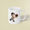 Custom Baseball Fielder Cream Pinstripe Face Cutout – Mug Custom Baseball Fielder Cream Pinstripe Face Cutout shown on a mug mockup
