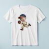 Custom Baseball Fielder Running Face Cutout – T-shirt Custom Baseball Fielder Running Face Cutout shown on a T-shirt mockup