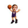 Custom Purple Number 7 Basketball Child Face Cutout – Original Custom Purple Number 7 Basketball Child Face Cutout design preview