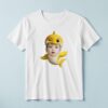 Custom Yellow Baby Shark Costume Face Cutout – T-shirt Custom Yellow Baby Shark Costume Face Cutout shown on a T-shirt mockup