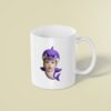 Custom Purple Shark Costume Face Cutout – Mug Custom Purple Shark Costume Face Cutout shown on a mug mockup