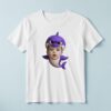 Custom Purple Shark Costume Face Cutout – T-shirt Custom Purple Shark Costume Face Cutout shown on a T-shirt mockup